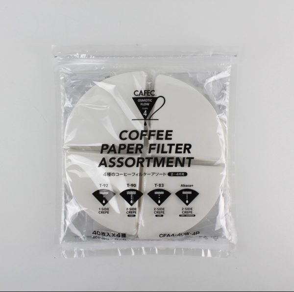 Cafec 4P Filter Paper Assortment 1-4cup - Image 2